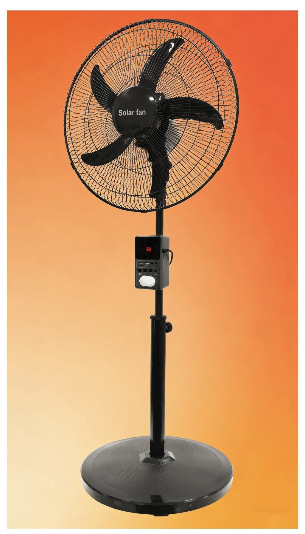 Black Standing Fan