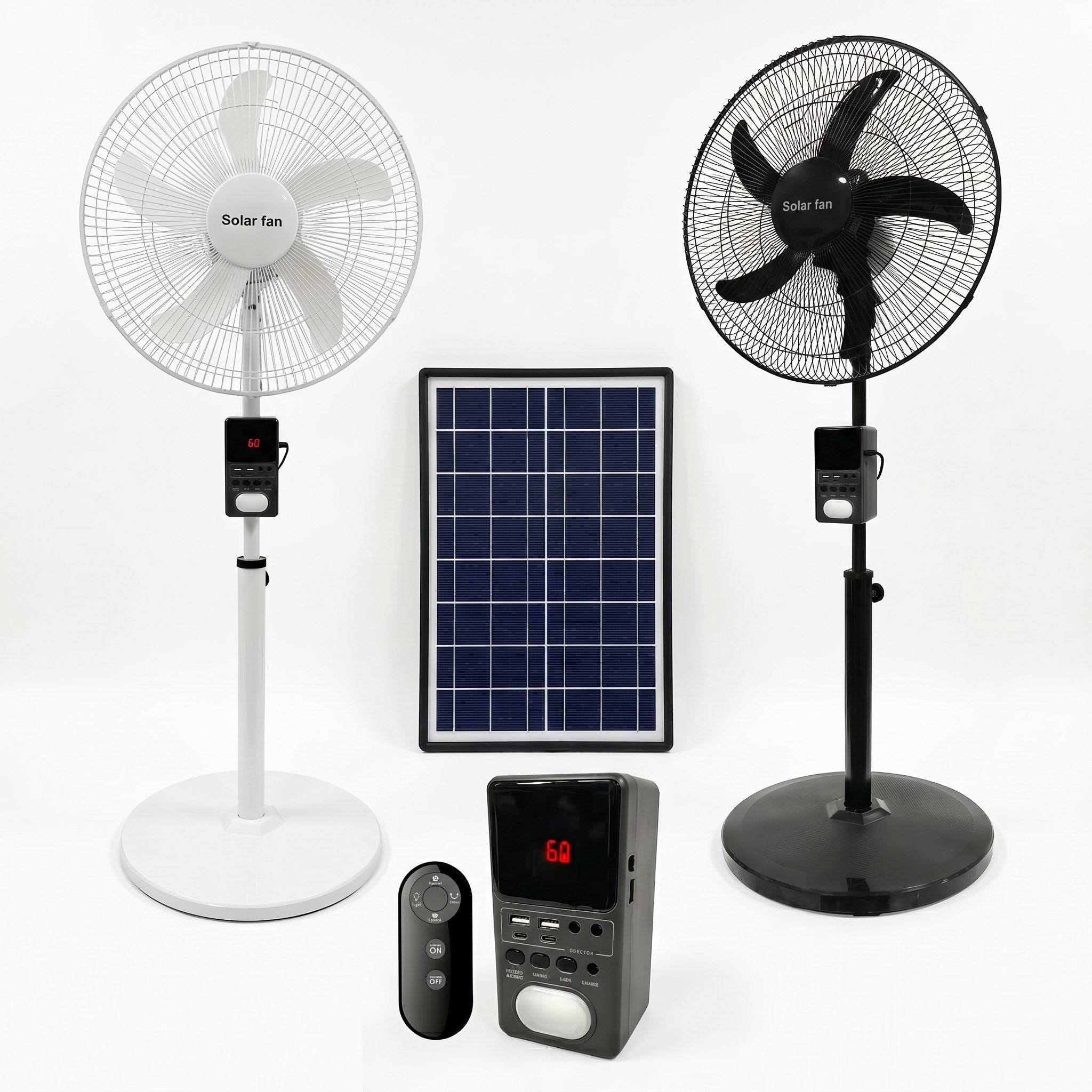 Solar Charging Fan System